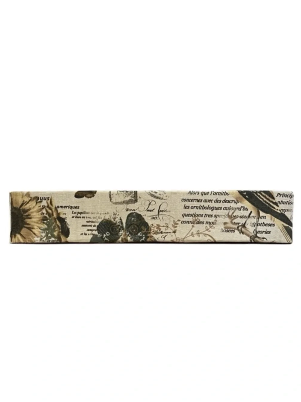 Set of 3 Raymond Waites Printed Fabric Jewelry Storage Trays Drawer Organizers